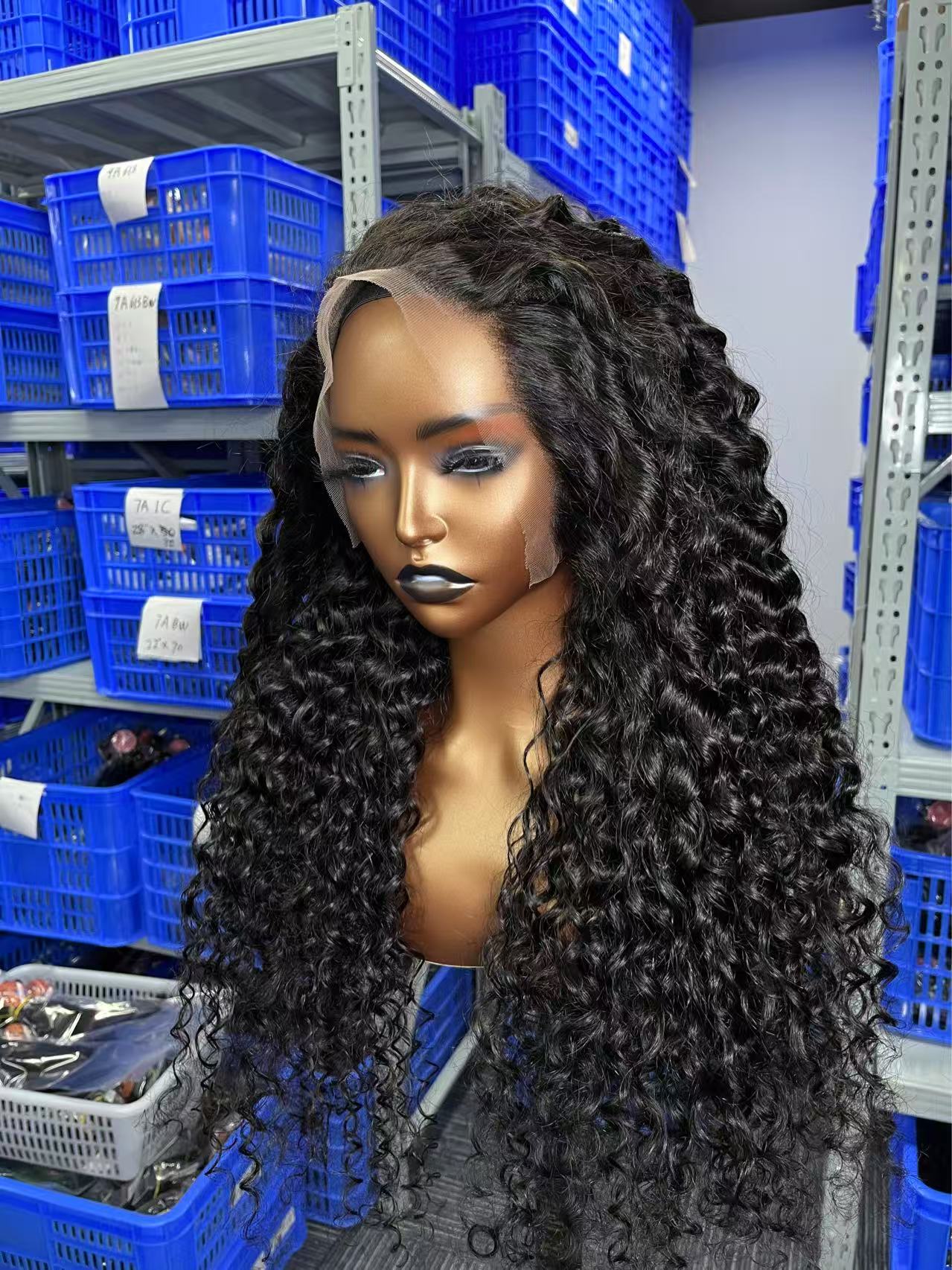 Italian Curly 5*5 13×4 Transprent Lace/HD Lace Wig 16-30 inch