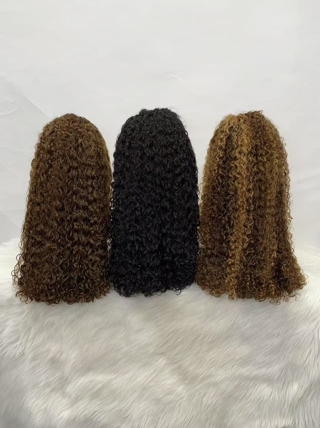 SDD Pixie Curly Wig 5*5 13×4 Transprent Lace/HD Lace Human Hair Wig