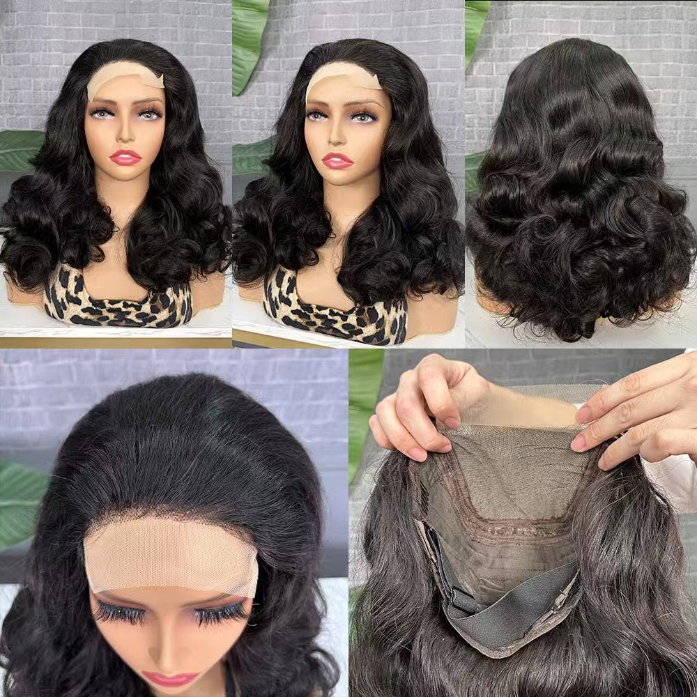 5*5 13×4 Transprent Lace Loose Wave 18inch Color Human Hair Wig