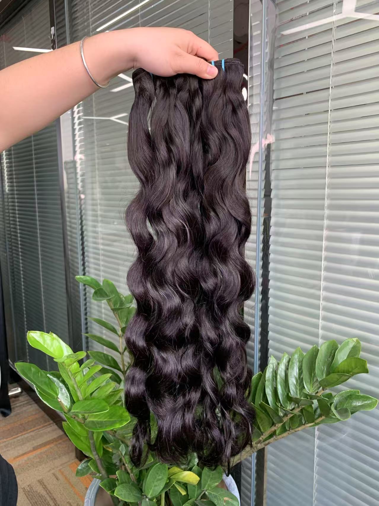 Indian Top Mink hair Indian Wave 3 Bundles Human Hair Bundles Natural Black