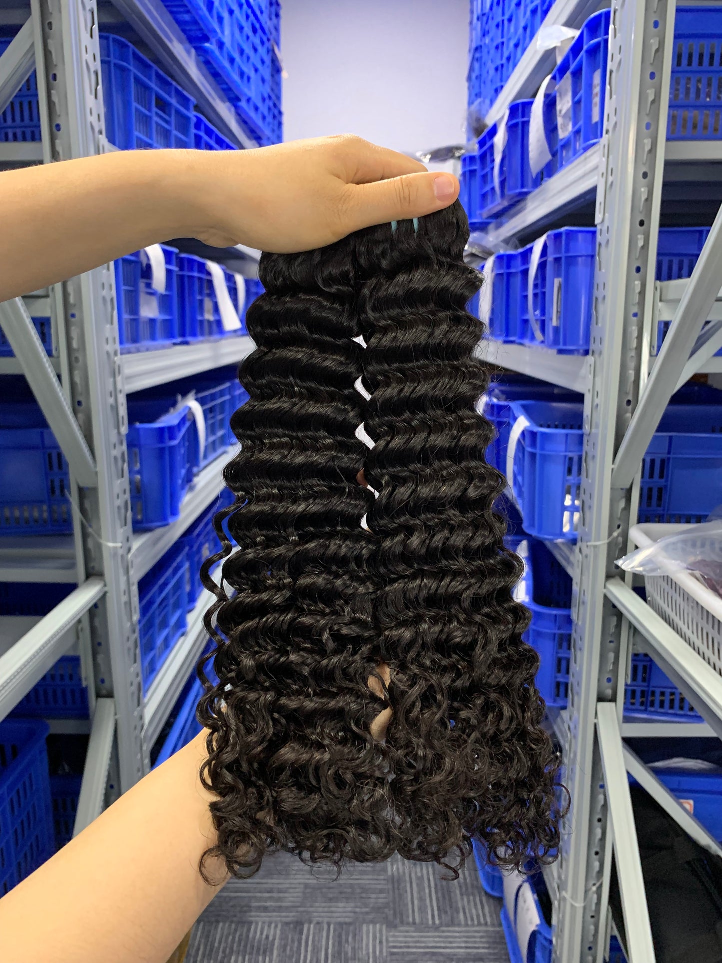 Burmese Top Mink Hair Deep Wave 3 Bundles Human Hair Bundles Hair Weave Natural Black