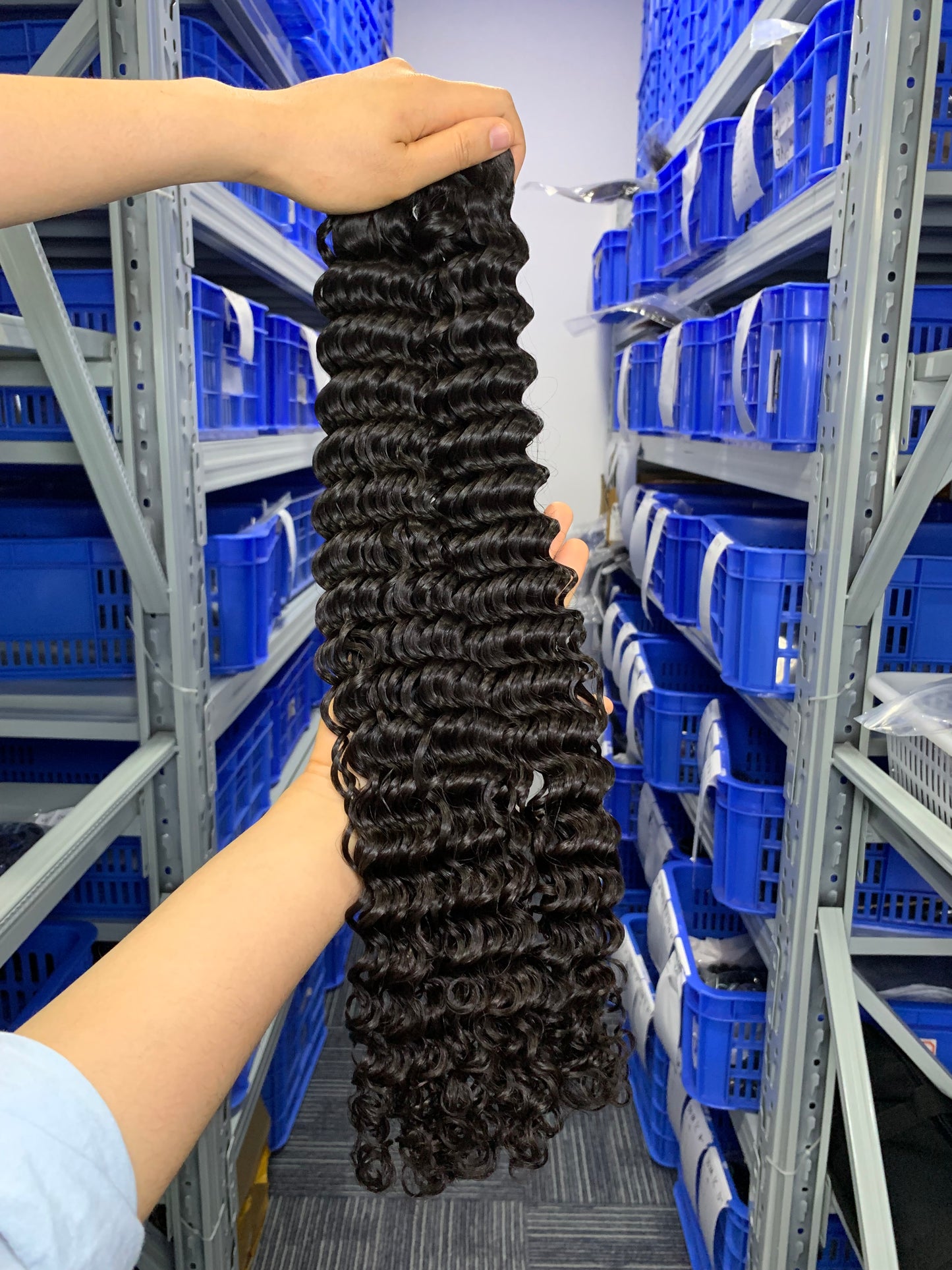 Burmese Top Mink Hair Deep Wave 3 Bundles Human Hair Bundles Hair Weave Natural Black