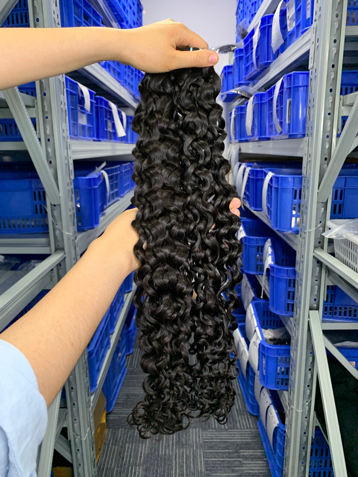 Burmese Top Mink Hair Italian Curly 3 Bundles Human Hair Bundles Hair Weave Natural Black