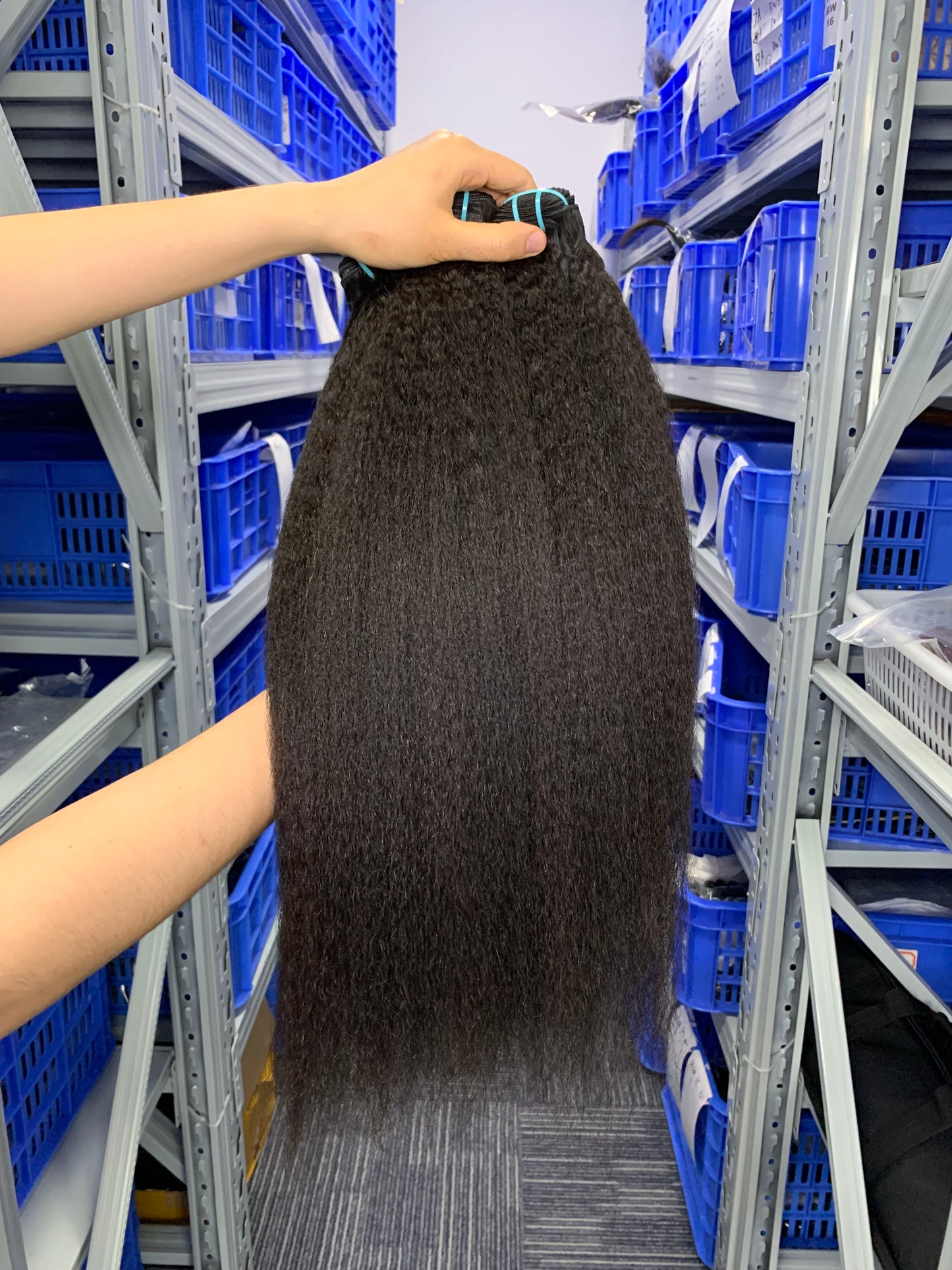 Burmese Top Mink Hair Kinky Straigt 3 Bundles Human Hair Bundles Hair Weave Natural Black