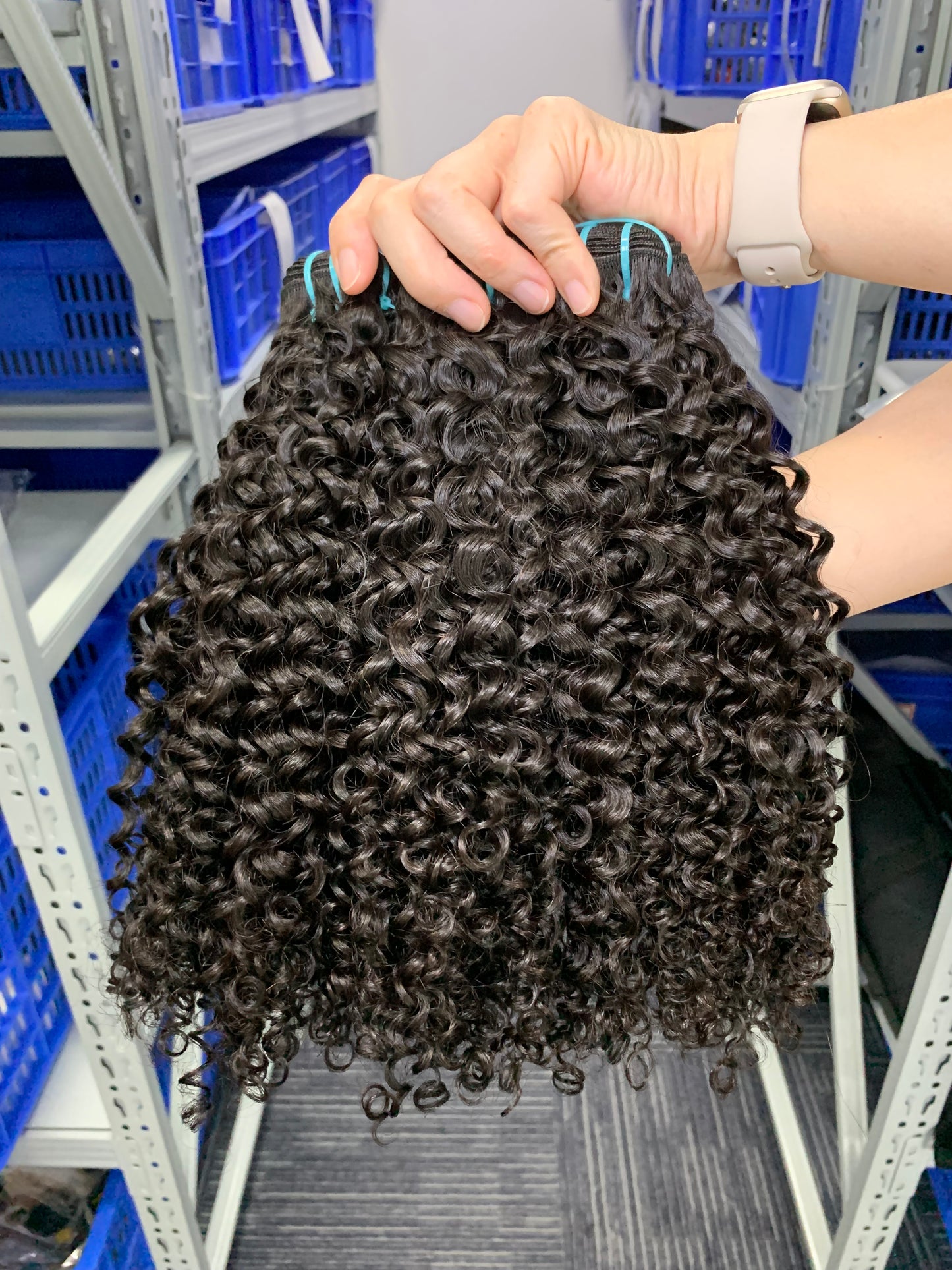 Burmese Top Mink Hair Jerry Curly 3 Bundles Human Hair Bundles Hair Weave Natural Black