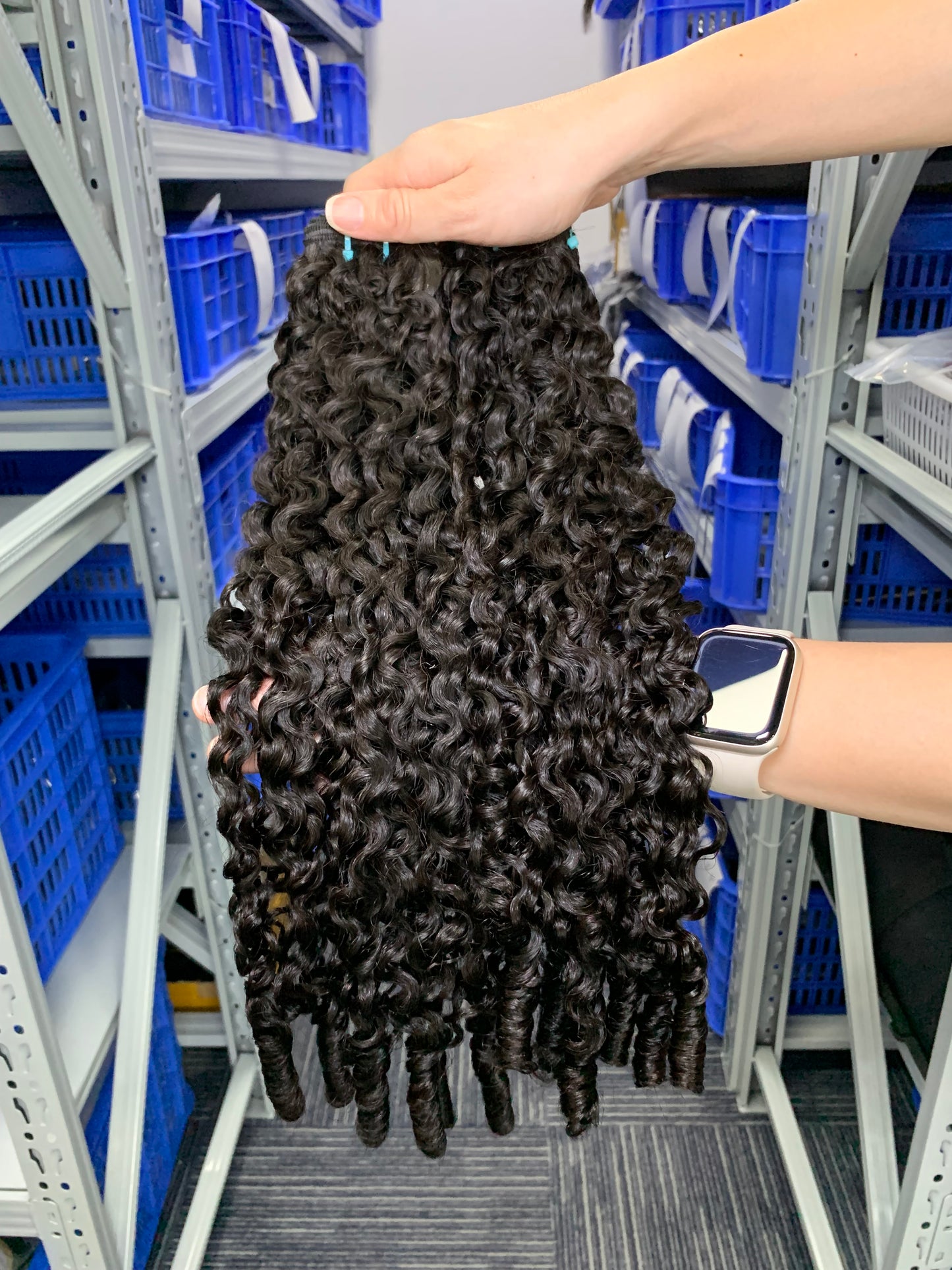 Burmese Top Mink hair Burmese Spring Curly 3 Bundles Human Hair Bundles Hair Weave Natural Black