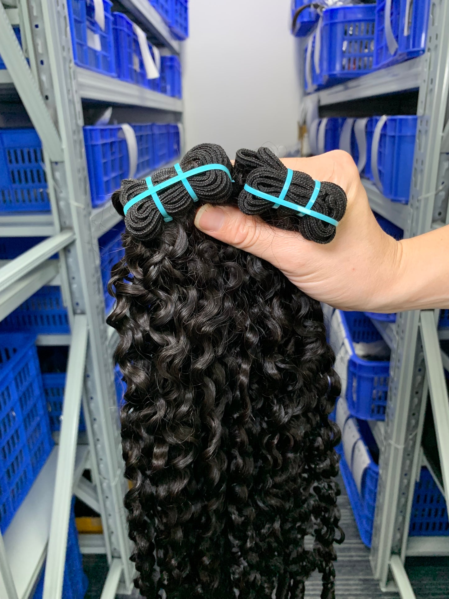 Burmese Top Mink hair Burmese Spring Curly 3 Bundles Human Hair Bundles Hair Weave Natural Black