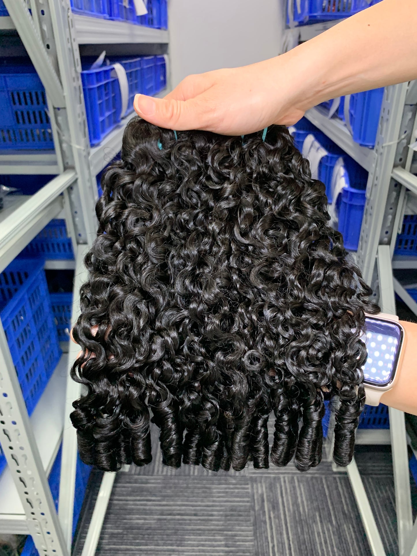 Burmese Top Mink hair Burmese Spring Curly 3 Bundles Human Hair Bundles Hair Weave Natural Black
