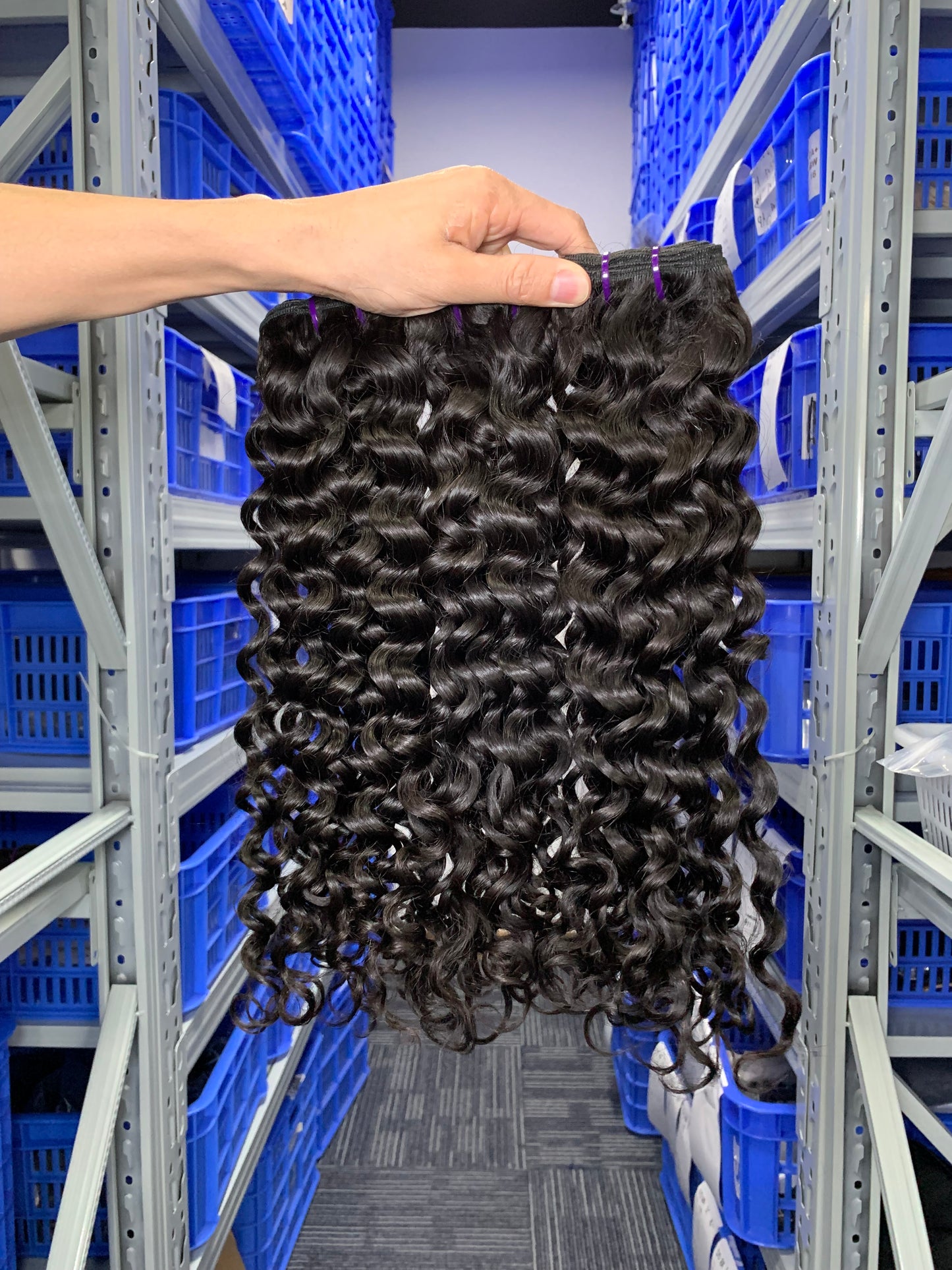 Cambodian Virgin Hair Italian Curly 3 Bundles Human Hair Bundles Natural Black