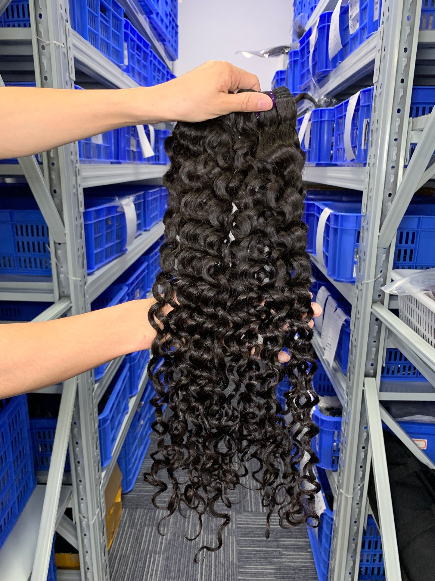 Cambodian Virgin Hair Italian Curly 3 Bundles Human Hair Bundles Natural Black