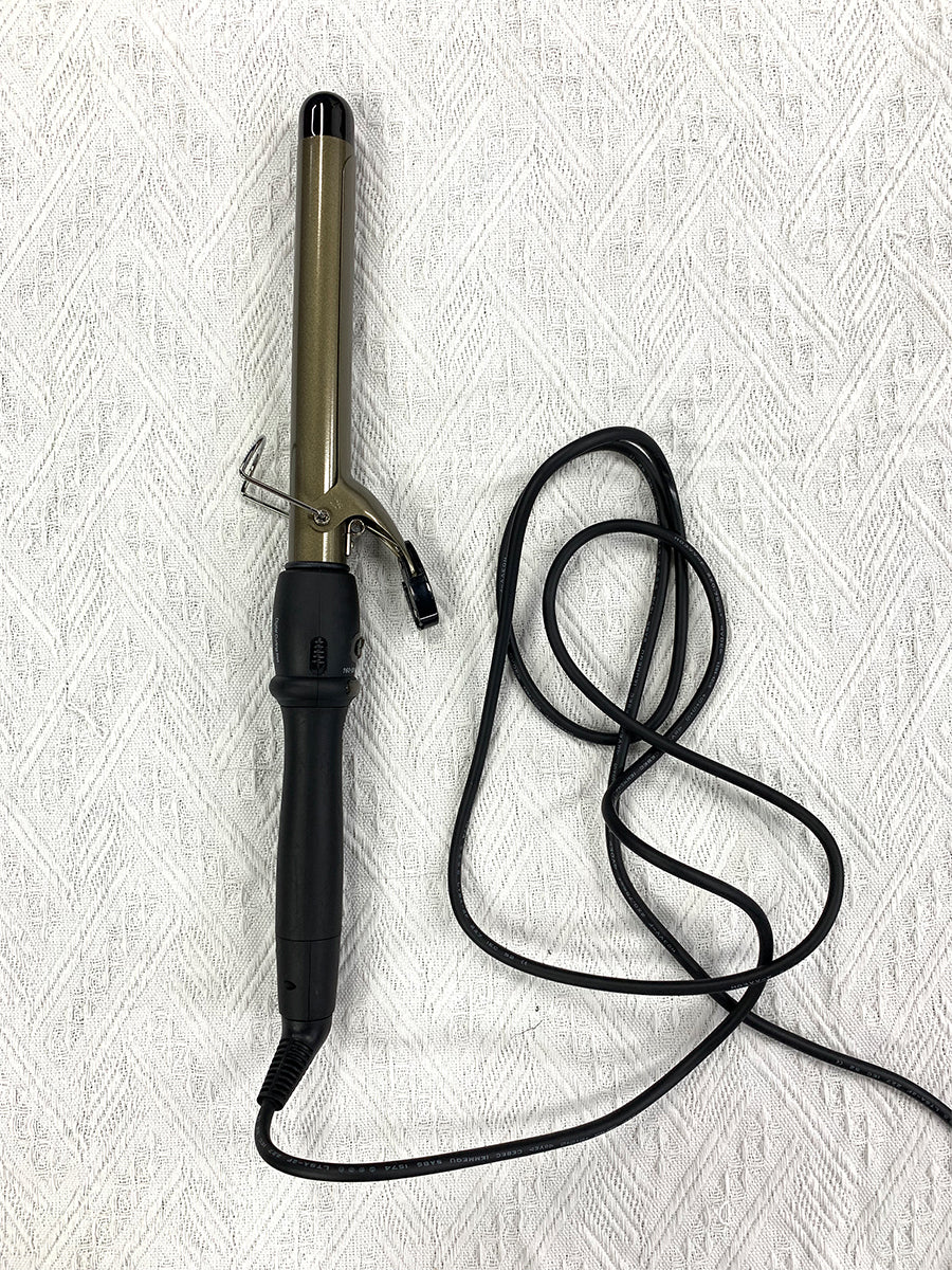 Halosister Adjustable Temperature Ceramic Hair Long Curling Irons LCD Digital Display Hair Curler for Women