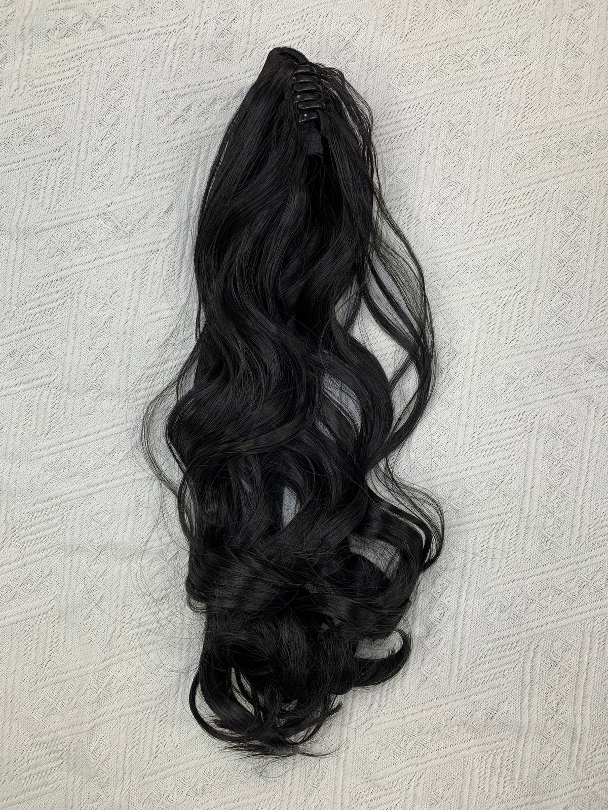 Halosister Ponytail holders and hair ribbons Cambodian Virgin Hair Natural Wave Human Hair Natural Black