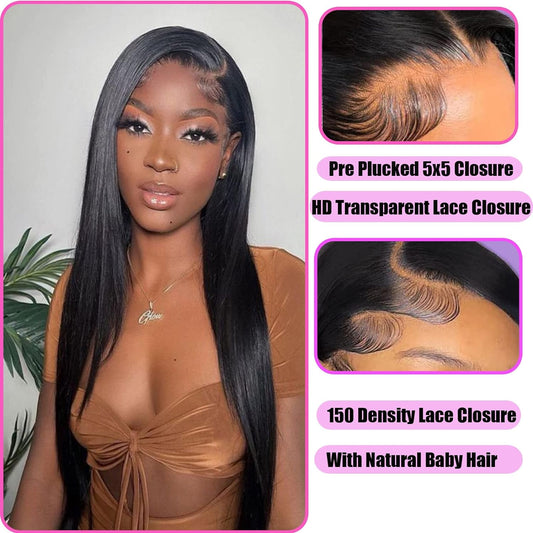 Superior 13x4 HDLace frontal With 3  straight bodywave hairbundle 100% humen hair